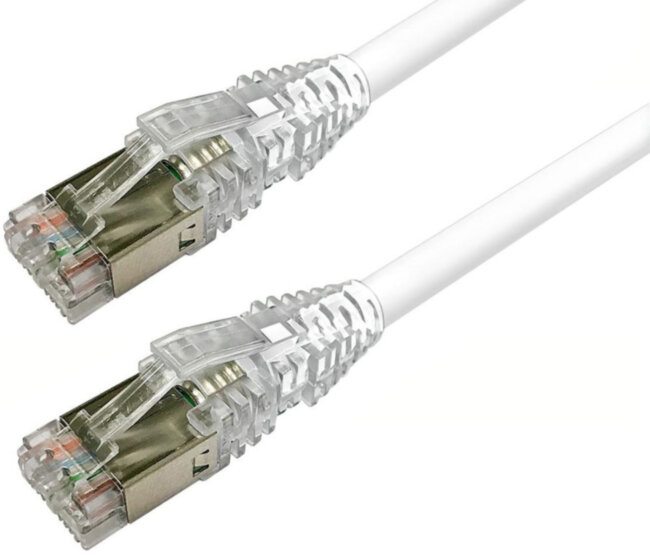 Коммутационный шнур Кат. 6 S/FTP, LSZH, белый, 4.0м CommScope RJ45(m) - RJ45(m) Cat.6 S/FTP LSZH 4м