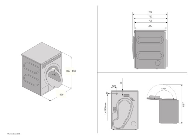 Сушильный автомат ASKO ASKO T210H.W.P Сушильный автомат ASKO ASKO T210H.W.P