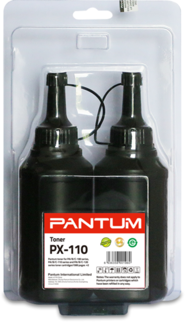 заправочный комплект на 3000 коп. (2 чипа + 2 тонера) Pantum PX-110