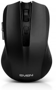 Беспроводная мышь SVEN RX-350W чёрная  (5+1кл. 600-1400DPI, SoftTouch, блист) Sven RX-350W Беспроводная мышь SVEN RX-350W чёрная  (5+1кл. 600-1400DPI, SoftTouch, блист) Sven RX-350W