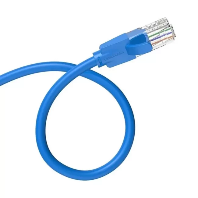 Патч-корд Vention прямой UTP cat.6, RJ45 - 3м. Синий Vention IBELI