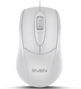 Мышь SVEN RX-110 USB белая (2+1кл. 1000DPI, цвет. картон, каб. 1,5м) SVEN RX-110 белый Мышь SVEN RX-110 USB белая (2+1кл. 1000DPI, цвет. картон, каб. 1,5м) SVEN RX-110 белый
