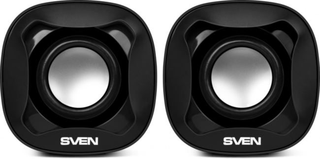SVEN 170, чёрный, USB, акустическая система 2.0, мощность 2x2,5 Вт(RMS) SVEN 170 Black