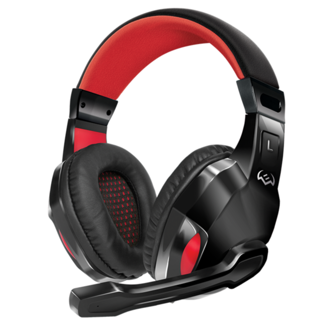 Игровые наушники с микрофоном SVEN AP-G857MV, черный-красный Sven SV-016371