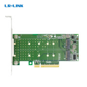 Адаптер для SSD LR-Link PCIe x8 to 2-Port M.2 NVMe Adapter Адаптер для SSD LR-Link PCIe x8 to 2-Port M.2 NVMe Adapter