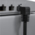 GCR Патч-корд прямой 0.5m UTP кат.5e, черный, нижний угол, литой, ethernet high speed, RJ45, T568B, GCR-53194 Greenconnect RJ45(m) - RJ45(m) Cat. 5e 0.5м чёрный