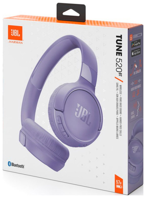 Наушники JBL JBLT520BTPUR