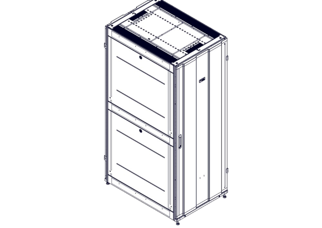 Шкаф Systeme Electric, серия Uniprom, 42U-750/1070, боковые панели 4шт, черный SYSTEME ELECTRIC UR3150