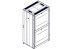Шкаф Systeme Electric, серия Uniprom, 42U-750/1070, боковые панели 4шт, черный SYSTEME ELECTRIC UR3150