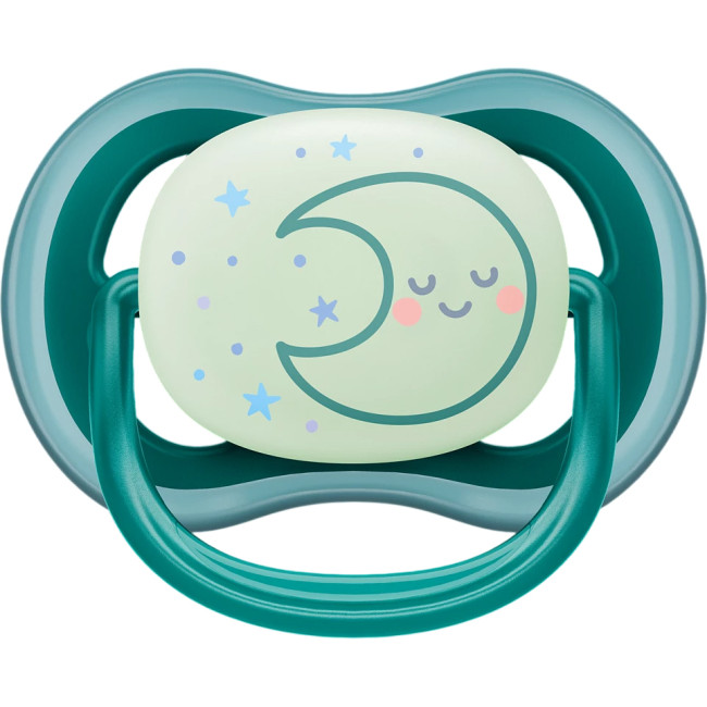 Пустышка ultra air, ночная, месяц, 6-18 мес., 1 шт. Philips SCF377/02