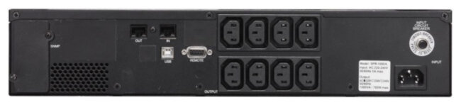ИБП SPR-1000, линейно-интерактивный, 1000 ВA, 800 Вт, LCD, Rack/Tower, 8 розеток IEC320 C13 с резервным питанием, USB, RS-232, слот под SNMP карту, защита RJ45, ШхГхВ 428x453x84 мм, 18.3 кг PowerCom Smart King Pro+ SPR-1000 LCD ИБП SPR-1000, линейно-интерактивный, 1000 ВA, 800 Вт, LCD, Rack/Tower, 8 розеток IEC320 C13 с резервным питанием, USB, RS-232, слот под SNMP карту, защита RJ45, ШхГхВ 428x453x84 мм, 18.3 кг PowerCom Smart King Pro+ SPR-1000 LCD