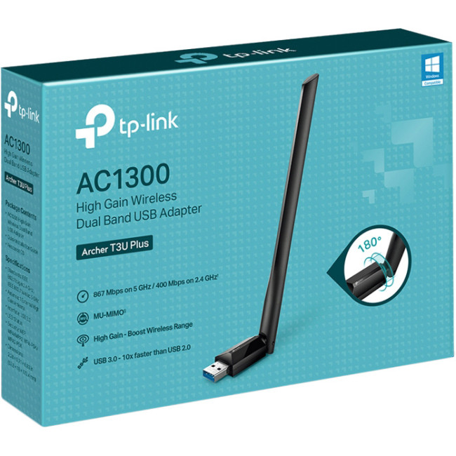 Адаптер Wi-Fi TP-Link Archer T3U Plus
