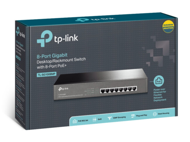 Коммутатор TP-Link TL-SG1008MP Коммутатор TP-Link TL-SG1008MP