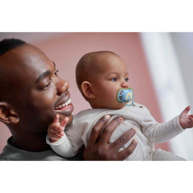 Пустышка ultra air, радуга, 0-6 мес., 1 шт. Philips SCF086/03 Пустышка ultra air, радуга, 0-6 мес., 1 шт. Philips SCF086/03