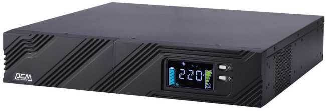 ИБП SPR-1500, линейно-интерактивный, 1500 ВA, 1200 Вт, LCD, Rack/Tower, 8 розеток IEC320 C13 с резервным питанием, USB, RS-232, слот под SNMP карту, защита RJ45, ШхГхВ 428x453x84 мм, 20.5 кг Powercom SPR-1500 LCD