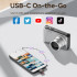 Картридер Vention OTG USB 2.0 CM / MicroSD - Серый Vention CLMH0