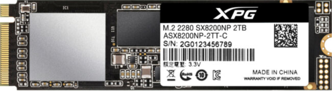 Твердотельный накопитель XPG SX8200 Pro ASX8200PNP-2TT-C