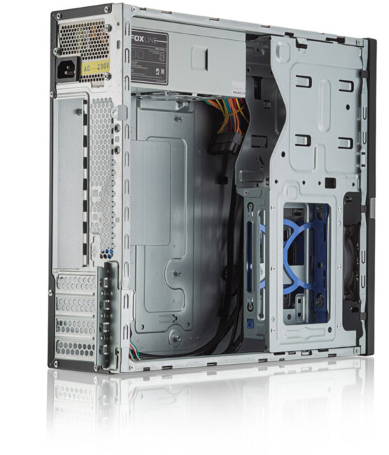 Корпус с блоком питания 300Вт. Foxline FL-211-TFX300S