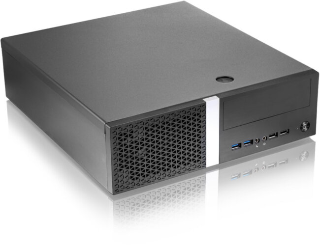 Корпус с блоком питания 300Вт. Foxline FL-211-TFX300S