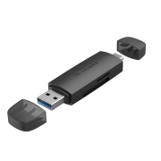Картридер Vention USB 3.0 A+C (SD+TF) Черный Vention CLKB0 Картридер Vention USB 3.0 A+C (SD+TF) Черный Vention CLKB0
