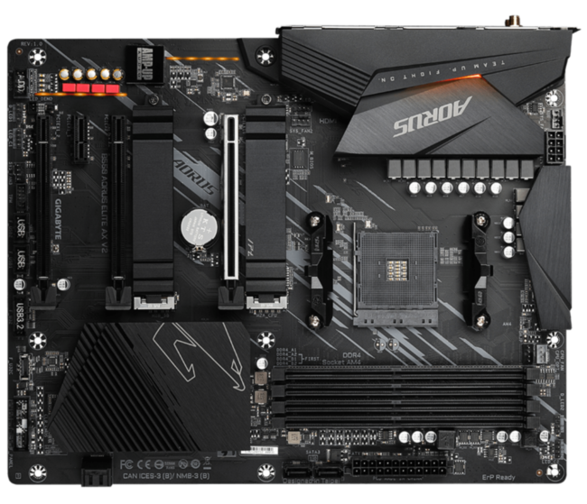 Материнская плата Gigabyte B550 AORUS ELITE AX V2