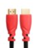 Greenconnect Кабель 10.0m HDMI версия 2.0, HDR 4:2:0, Ultra HD, 4K 60 fps 60Hz/5K*30Hz, 3D, AUDIO, 18.0 Гбит/с, 28/28 AWG, OD7.3mm, тройной экран, черный, красные коннекторы, GCR-HM351-10.0m Greenconnect HDMI (m) - HDMI (m) 10м