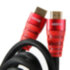 Кабель HDMI 19M/M ver. black and red 2.0, 3m VCOM <CG526S-R-3M> Blister VCOM HDMI (m)- HDMI (m) 3м