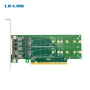 Адаптер для SSD LR-Link PCIe x16 to 4-Port M.2 NVMe SSD Adapter Адаптер для SSD LR-Link PCIe x16 to 4-Port M.2 NVMe SSD Adapter