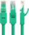 Greenconnect Патч-корд прямой 0.1m, UTP кат.5e, зеленый, позолоченные контакты, 24 AWG, литой, GCR-LNC05-0.1m, ethernet high speed 1 Гбит/с, RJ45, T568B Greenconnect RJ45(m) - RJ45(m) Cat. 5e U/UTP PVC 0.1м зелёный
