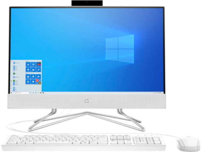 Моноблок HP All-in-One 22-df1059ur Bundle PC