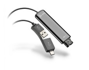 USB-адаптер Plantronics DA75, USB-A & USB-C TO QUICK DISCONNECT, NO BUTTONS (786C6AA) USB-адаптер Plantronics DA75, USB-A & USB-C TO QUICK DISCONNECT, NO BUTTONS (786C6AA)