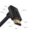 GCR Кабель 1.0m HDMI 2.0, M верхний угол/M верхний угол, черный нейлон, HDR 4:2:2, Ultra HD, 4K 60 fps 60Hz/5K*30Hz, 3D, AUDIO, 18.0 Гбит/с, 28/28 AWG, GCR-53271 Greenconnect HDMI 2.0 - HDMI 2.0 1м черный