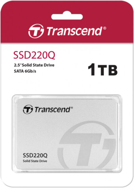 Твердотельный накопитель Transcend SSD220Q TS1TSSD220Q Твердотельный накопитель Transcend SSD220Q TS1TSSD220Q