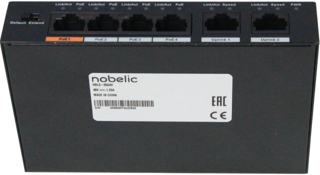 Коммутатор POE сетевой индустриальный 4 портовый 2-го уровня 4 POE порта RJ45 -100mb 2 порта Uplink RJ-45 -100mb Поддержка IEEE802.3af (PoE) IEEE802.3at (PoE+) Hi-PoE PoE бюджет 60Вт Порт №1 – до 60Вт порты №2-4 – до 30Вт на порт Питание DC 51В/ 1.25A -10 Коммутатор POE сетевой индустриальный 4 портовый 2-го уровня 4 POE порта RJ45 -100mb 2 порта Uplink RJ-45 -100mb Поддержка IEEE802.3af (PoE) IEEE802.3at (PoE+) Hi-PoE PoE бюджет 60Вт Порт №1 – до 60Вт порты №2-4 – до 30Вт на порт Питание DC 51В/ 1.25A -10