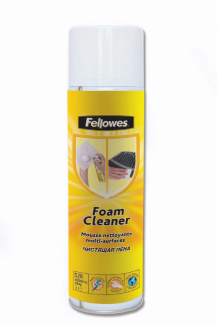 Пена чистящая Fellowes антистатическая для  пластиковых поверхностей (400мл) (FS-99677)