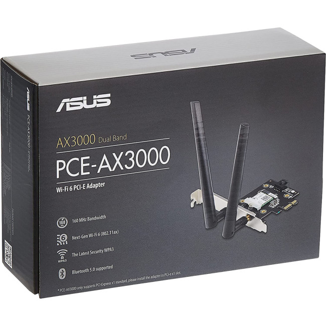 Адаптер Адаптер Asus PCE-AX3000 (90IG0610-MO0R10) Адаптер Адаптер Asus PCE-AX3000 (90IG0610-MO0R10)