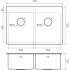 Кухонная мойка RIVELATO Rivelato Rinox 7450 2B PVD black