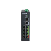 8-портовый неуправляемый коммутатор с ePoE, Порты: 8 RJ45 10/100/1000Мбит/с PoE/PoE+/Hi-PoE 1 RJ45 10/100/1000Мбит/с uplink 1 SFP 100/1000Мбит/с uplink; мощность PoE: порты 1 и 5 до 60Вт порты 24 и 68 до 30Вт суммарно до 120Вт; питание: 4857В DC Dahua DH- 8-портовый неуправляемый коммутатор с ePoE, Порты: 8 RJ45 10/100/1000Мбит/с PoE/PoE+/Hi-PoE 1 RJ45 10/100/1000Мбит/с uplink 1 SFP 100/1000Мбит/с uplink; мощность PoE: порты 1 и 5 до 60Вт порты 24 и 68 до 30Вт суммарно до 120Вт; питание: 4857В DC Dahua DH-
