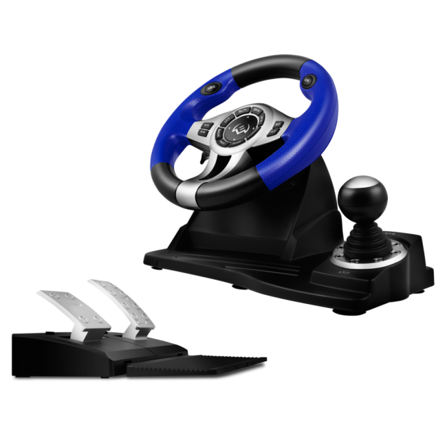 Руль SVEN GC-W600 (педали, вибро, лепестки, D-pad, 12 кл, PC/PS3/Xinput) SVEN GC-W600 Руль SVEN GC-W600 (педали, вибро, лепестки, D-pad, 12 кл, PC/PS3/Xinput) SVEN GC-W600