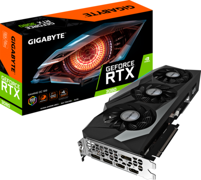 Видеокарта Gigabyte GV-N3080GAMING OC-12GD