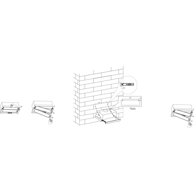 Встраиваемая вытяжка KUPPERSBERG KUPPERSBERG SLIMDUAL 60 X Встраиваемая вытяжка KUPPERSBERG KUPPERSBERG SLIMDUAL 60 X