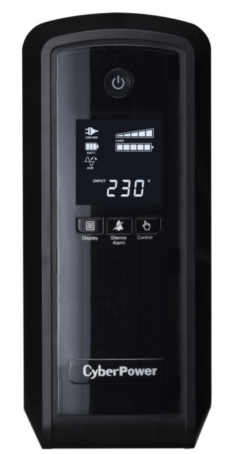 ИБП CyberPower CP900EPFCLCD, Line-Interactive, 900VA/540W, 6 Schuko розеток, USB, RJ11/RJ45, LCD дисплей, Black, 0.33х0.36х0.2м., 8.3кг. CyberPower CP900EPFCLCD ИБП CyberPower CP900EPFCLCD, Line-Interactive, 900VA/540W, 6 Schuko розеток, USB, RJ11/RJ45, LCD дисплей, Black, 0.33х0.36х0.2м., 8.3кг. CyberPower CP900EPFCLCD