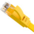 GCR Патч-корд PROF плоский прямой 7.5m, UTP медь кат.6, желтый, 30 AWG, GCR-LNC622-7.5m, ethernet high speed 10 Гбит/с, RJ45, T568B Greenconnect GCR-LNC622-7.5m