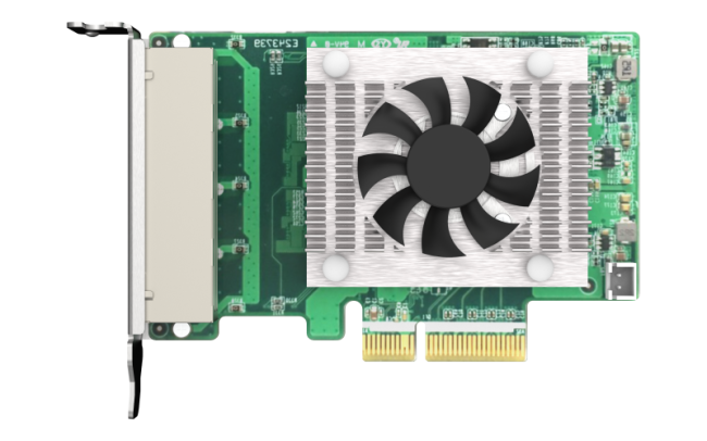 Сетевая карта QNAP QXG-2G4T-I225 Сетевая карта QNAP QXG-2G4T-I225