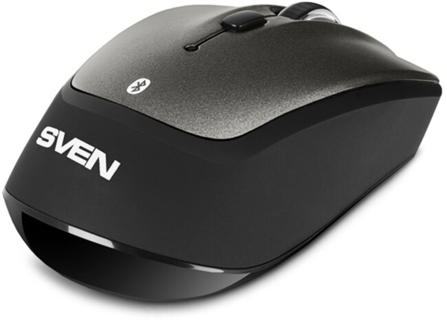 Беспроводная мышь SVEN RX-585SW сер. (бесш. кл., Bluetooth, 2,4GHz, 5+1кл., ST, 800-1600DPI, блист.) Sven RX-585SW Беспроводная мышь SVEN RX-585SW сер. (бесш. кл., Bluetooth, 2,4GHz, 5+1кл., ST, 800-1600DPI, блист.) Sven RX-585SW