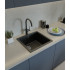 Кухонная мойка RIVELATO Rivelato BERKANA BK-45 antracite