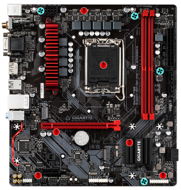 Материнская плата Gigabyte B660M GAMING AC DDR4