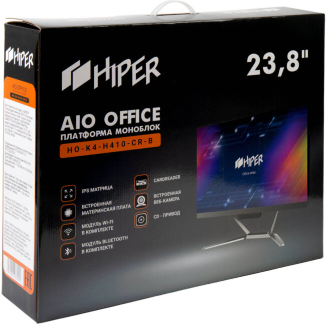 платформа моноблока HIPER AIO Office HO-K4-H410-CR-B