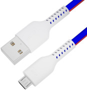 GCR QC Кабель 0.5m MicroUSB, быстрая зарядка, ТРИКОЛОР Россия, белый ПВХ, 28/24 AWG, GCR-54972 Greenconnect GCR-54972 GCR QC Кабель 0.5m MicroUSB, быстрая зарядка, ТРИКОЛОР Россия, белый ПВХ, 28/24 AWG, GCR-54972 Greenconnect GCR-54972