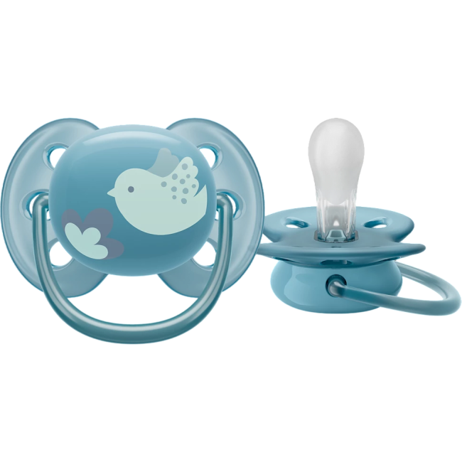 Пустышка ultra soft, птичка, 6-18 мес., 1 шт. Philips SCF092/04
